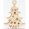 Ewa Конструктор деревянный Брелок Эвик Новогодняя Елка