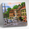 Molly Картина по номерам 30х30см Улочки Парижа