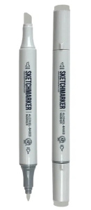 Sketchmarker Маркер двухсторонний на спиртовой основе NG5 Нейтральный серый 5