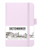Sketchmarker Блокнот для зарисовок 9х14см 80л 140гр твердая обложка Фиолетовый пастельный