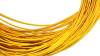 Krimp Канитель жесткая 1мм 1м медь Золото