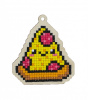 Гранни Подвеска алмазная 6.8х7.5см Кусочек пиццы