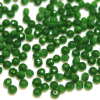 Krimp Рондель 2х3мм хрустальное стекло 200шт Лесная зелень