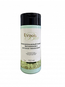 Evinal Тоник лимфодренажный с витамином С для всех типов кожи, 150 мл