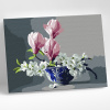 Molly Картина по номерам 15х20см Магнолия в вазе