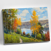 Molly Картина по номерам цветной холст 40х50см Прищепа Осенний день