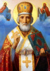 Гранни Алмазная мозаика на холсте 48х70см Святой Николай Чудотворец