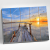 Molly Картина по номерам на дереве 40х50см Одинокая пристань