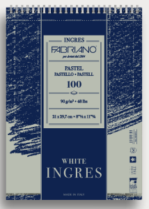 Fabriano Альбом для пастели Ingres 21x29.7см 100л 90гр Белая бумага