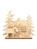 Timberlicious Заготовка фанера 12х3.5х10см Зимняя избушка на подставке