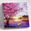 Molly Картина по номерам 30х30см Сиреневый пейзаж