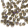 Krimp Биконус 4х4мм хрустальное стекло 90шт Дымчатый топаз мульти