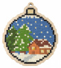 Гранни Подвеска алмазная 9.8х10.6см Новогодний шар