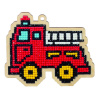 Гранни Подвеска алмазная 10.1х8.6см Пожарная машинка Wp0153