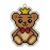 Гранни Подвеска алмазная Мишка-принц Wp0436