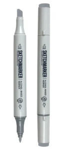 Sketchmarker Маркер двухсторонний на спиртовой основе SG4 Простой серый 4