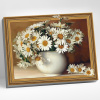 Molly Алмазная мозаика с нанесенной рамкой 3D 40х50см Бузин Садовые ромашки