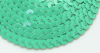 Krimp Пайетки на нитях d4мм пластик 1м Мятный глянец