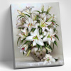Molly Картина по номерам 40х50см Бузин Букет белых лилий