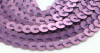 Krimp Пайетки на нитях d4мм пластик 1м Аметист