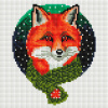 Белоснежка Алмазная мозаика на подрамнике 20х20см Дядушка лис