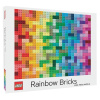 Lego Пазл 1000 деталей Rainbow Bricks