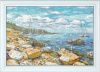 Овен Набор для вышивания крестом 38х26см 1177 Крымский берег