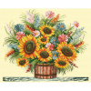 Белоснежка Набор для вышивания крестом 45х50см Осенний букет