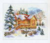 Алиса Набор для вышивания крестом 18х14см 3-22 Февральский домик
