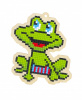 Гранни Подвеска алмазная 9.3х10.4см Лягушонок на пляже