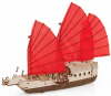 Ewa Конструктор деревянный Корабль c парусами Джонка