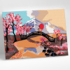 Molly Картина по номерам 15х20см Японский пейзаж