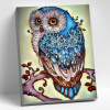 Molly Алмазная мозаика с нанесенной рамкой 3D 40х50см Мудрая сова