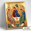 Molly Алмазная мозаика с нанесенной рамкой 5D 15х20см Святая Троица