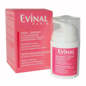 EVINAL Крем -Лифтинг для кожи лица с экстрактом плаценты, 50 мл