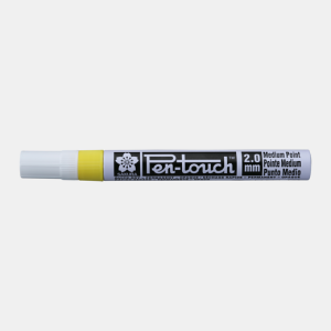 Sakura Маркер Pen-Touch на спиртовой основе 2мм Желтый
