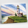 Molly Алмазная мозаика 15х20см Маяк на рассвете