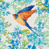 Белоснежка Алмазная мозаика на подрамнике 30х30см Ласточка