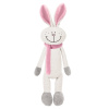 MaxiToys Игрушка мягкая 33см Белый Зайка в шарфике