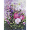Белоснежка Картина по номерам на картоне 30х40см Пионы и люпины