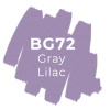 Sketchmarker Маркер двухсторонний на спиртовой основе BG72 Серовато-сиреневый