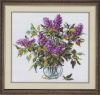Алиса Набор для вышивания крестом 21х21см 2-05 Букетик сирени