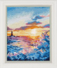 Овен Набор для вышивания крестом 20х26см 1182 Закат на море