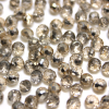 Krimp Рондель 4х3мм хрустальное стекло 130шт Серый беж