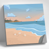 Molly Картина по номерам 20х20см Морской пляж
