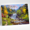 Molly Алмазная мозаика 40х50см Прищепа Горный ручей