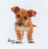 Алиса Набор для вышивания крестом 8х9см 0-168 Щенок