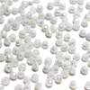Krimp Рондель 2х3мм хрустальное стекло 190шт Белый жемчужный