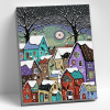 Molly Картина по номерам 20х30см 18цв Пряничные домики