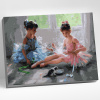 Molly Картина по номерам цветной холст 40х50см Разумов. Две балерины